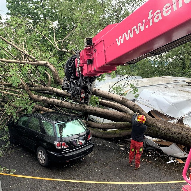 Unwetter hinterlassen grosse Schäden