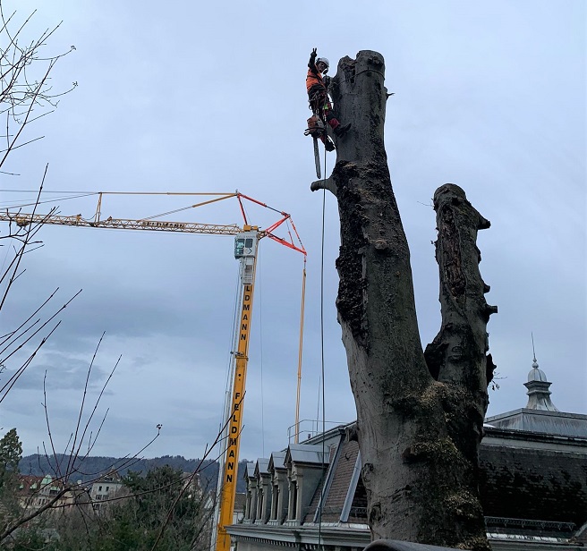 Mobilkraneinsatz in Zürich